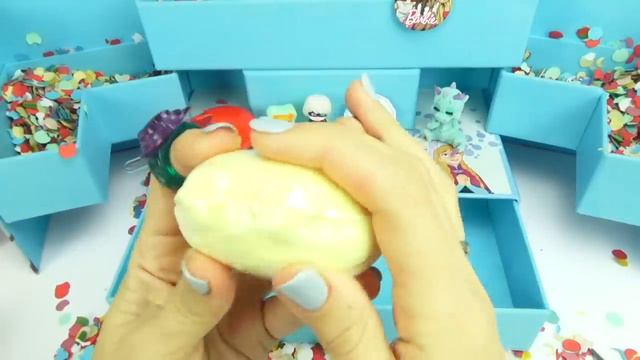 Сюрпризы и игрушки из мультиков Забавная игрушка с шариками смотреть онлайн