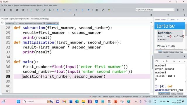 Mastering Multiple Functions in Python: Addition, Subtraction, Multiplication, with Print смотреть онлайн