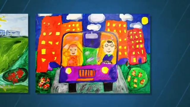 Дети рисуют ПДД смотреть онлайн