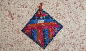 Как сшить кухонную прихватку легко и быстро.