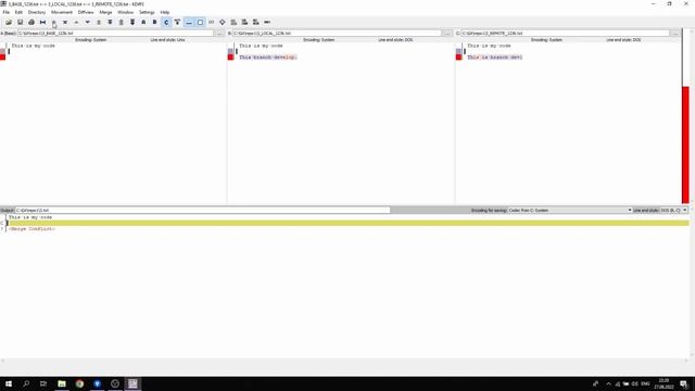 76. KDiff3. Конфлікти в Git. Merge гілок смотреть онлайн