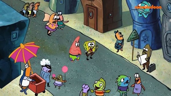 Bob Esponja | Bob Esponja y Patricio cuidan a la mascota de Arenita | Nickelodeon en Español