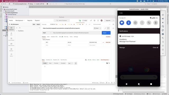 [4 of 4: Xamarin Native] Sending Azure Notifications to Xamarin App using ASP.NET Core Web API смотреть онлайн