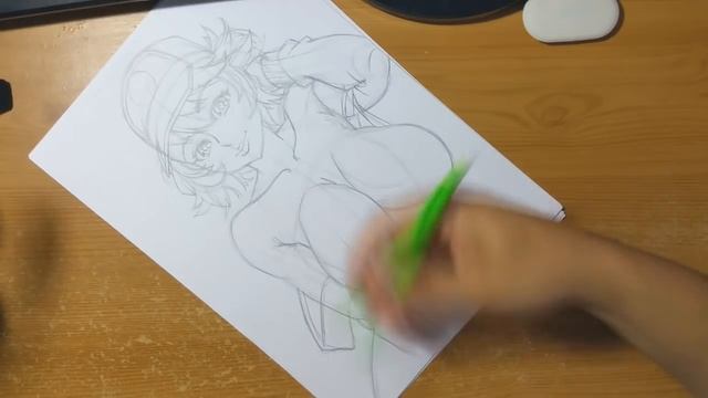Real Time FANART TUTORIAL - Pencil Draft смотреть онлайн