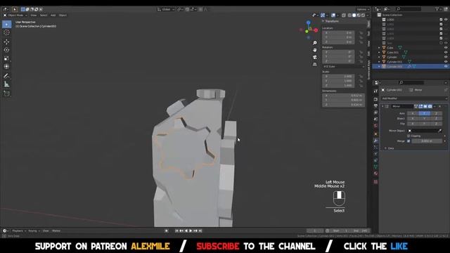 [Быстрое моделирование] Создаю Кнопку в Blender и Unity для своей игры! смотреть онлайн