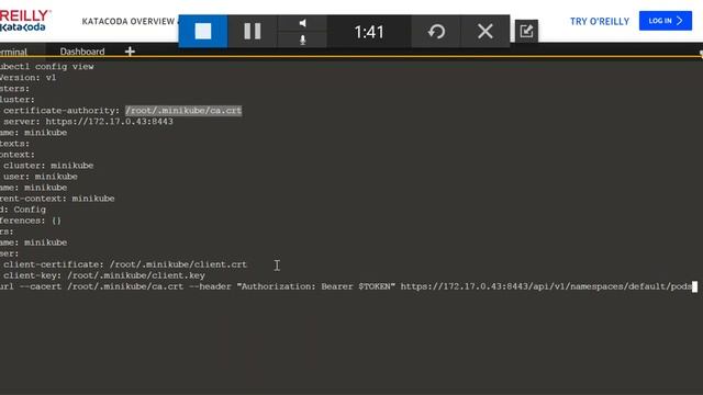 get pods from kube api server using CURL смотреть онлайн