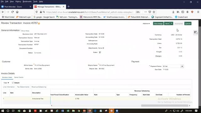 Oracle Cloud Financials - Billing смотреть онлайн
