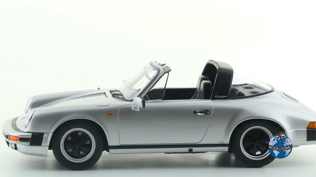 Modelissimo: KK-Scale Porsche 911 SC Targa 1983 silver Hardtop 1/18 смотреть онлайн