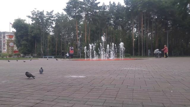 Музыкальный фонтан в Липецке "Парк Победы", под Катюшу смотреть онлайн