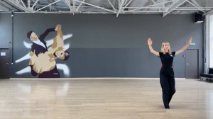 Медленный вальс. Большой квадрат, женская партия.