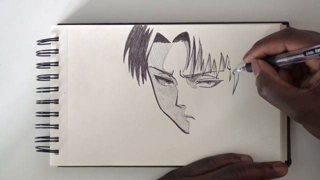 Let's SKETCH LEVI from ATTACK ON TITAN -DeMoose Art смотреть онлайн