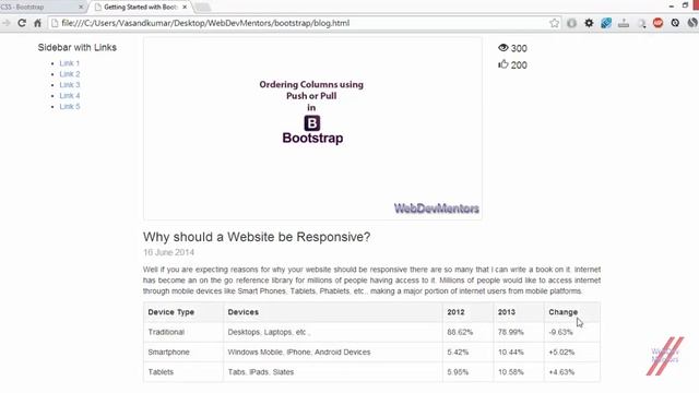 Styling Tables with Bootstrap смотреть онлайн