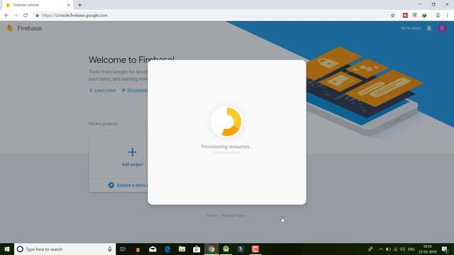 Connecting Firebase With Android Studio | Android App With Firebase Part 1 смотреть онлайн