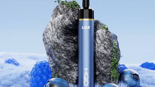 HQD Lux Pod System Vape 1500 Puff Mesh Coil 20mg Nicotine Fruit Flavors