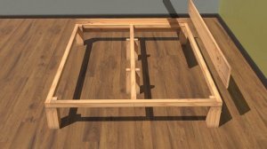 Простая кровать своими руками