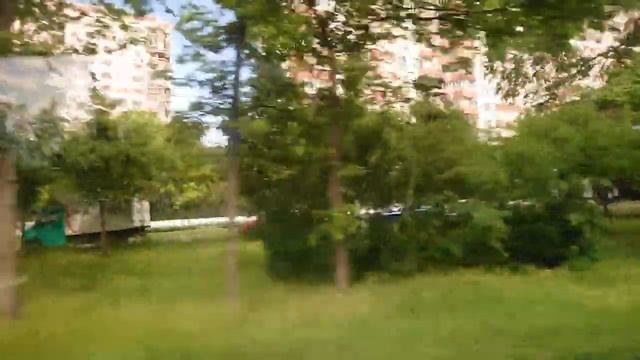 Москва Поездка на автобусе 144 (4-я часть) ул. Удальцова-Зона отдыха. Вид из окна. смотреть онлайн