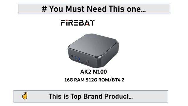 FIREBAT AK2 PRO PLUS Mini PC смотреть онлайн