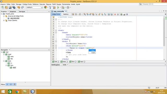 Aula 01 - Projeto Soma PHP com formulário HTML смотреть онлайн