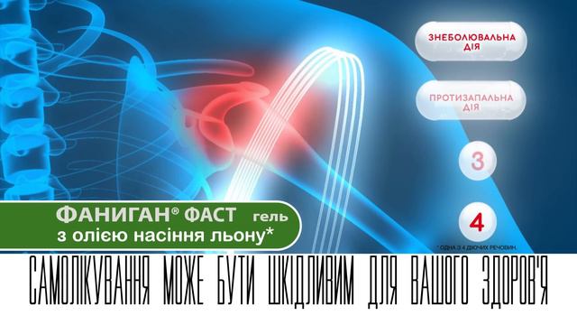 Фаниган® Фаст гель з олією насіння льону