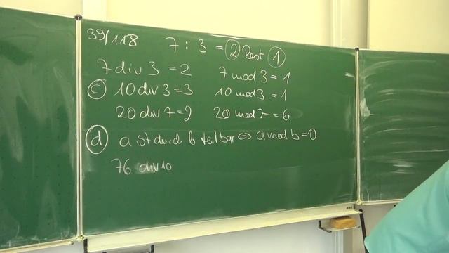 Modulo und Div 7 mod 3 und 7 div 3 | Mathematik beim Mathe Schmid смотреть онлайн