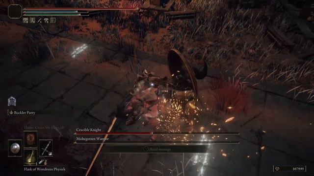 Crucible Knight and Misbegotten Warrior Only Parry - Elden Ring NG+ смотреть онлайн