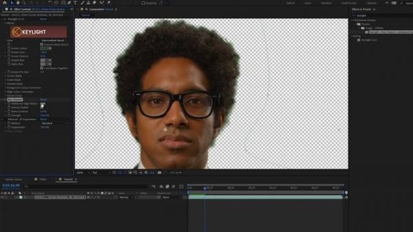 Remove GREEN Screen and SPILL in HAIR - Adobe After Effects 2021