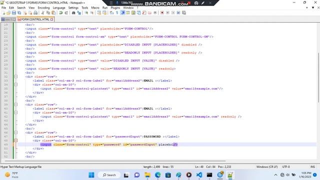 BOOTSTRAP 5 FORM CONTROL смотреть онлайн