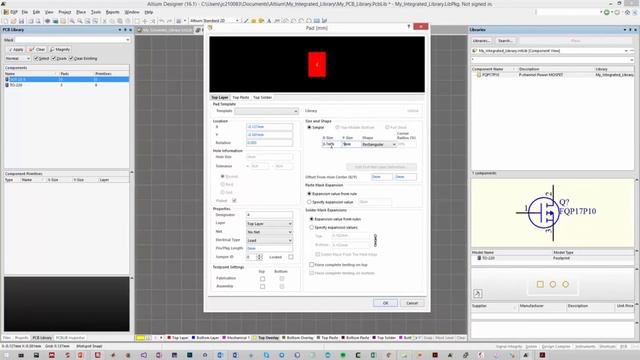 3. Creating an SMD component смотреть онлайн