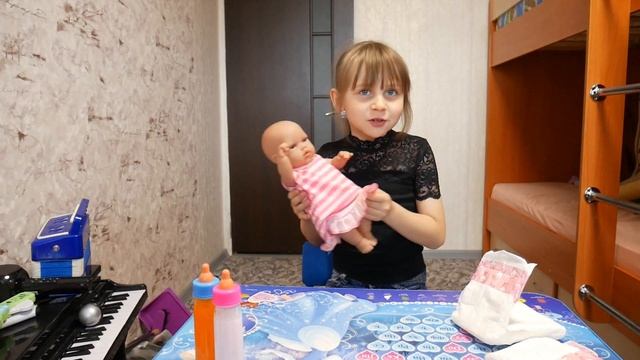 Коляска Demi STAR//Аксессуары для любимой куклы. смотреть онлайн
