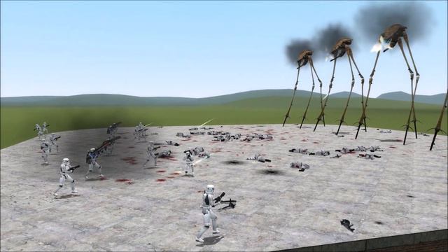 GMOD-FIGHTS: GALACTIC EMPIRE VS COMBINE смотреть онлайн