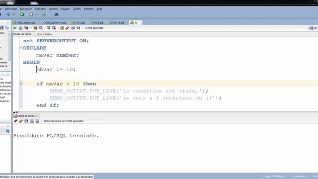 015 PLSQL Instructions de contrôle IF ELSE смотреть онлайн