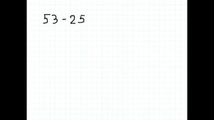 Вычитание двузначных чисел.
