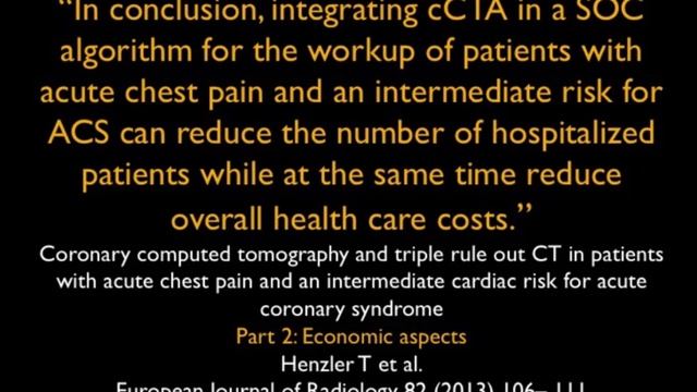 Evaluation of Chest Pain: the Triple Rule Out Part 1 смотреть онлайн