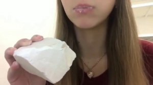 ASMR-Eating wet chalk/EATING CHALK//ASMR//ЕДЯТ МЕЛ #16