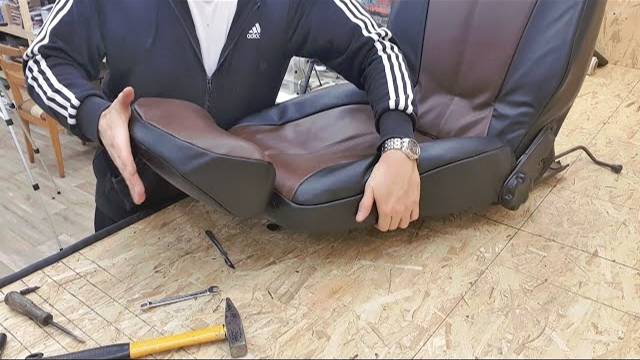 Перетяжка сидушки - зоновский способ. смотреть онлайн