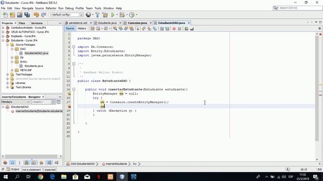 16 - Uso del EntityManagerFactory y EntityManager | Curso Java Swing JPA смотреть онлайн