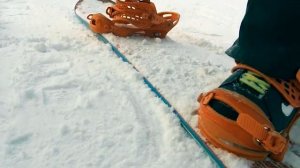 Встаем на сноуборд для новичков