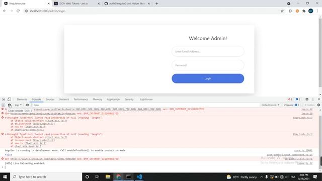 MEAN STACK Project In Arabic | 15 Admin Layout JWT Decode token and get data from token смотреть онлайн