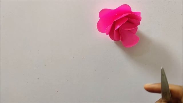 ? DIY - How To Make A Paper Rose Flower | Paper Craft [Tabrez Arts] смотреть онлайн