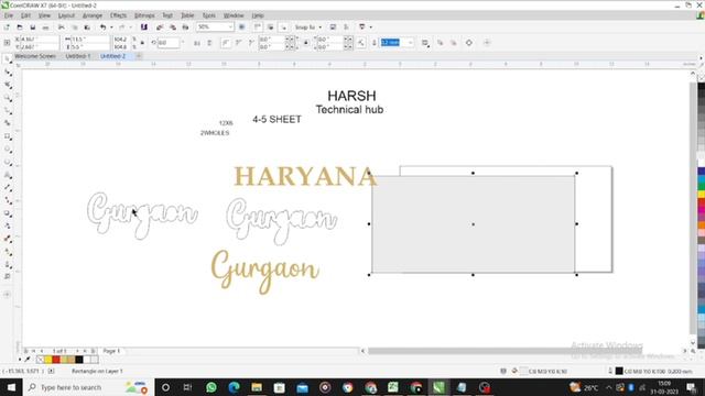 ACRYLIC LIGHT NAMEPLATE को कैसे बनाया जाता है। FILE को कैसे त्यार करते है। CORELDRAW | LASERMACHINE смотреть онлайн