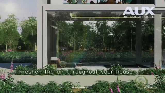 Кондиционер AUX Q-fresh с притоком свежего воздуха смотреть онлайн