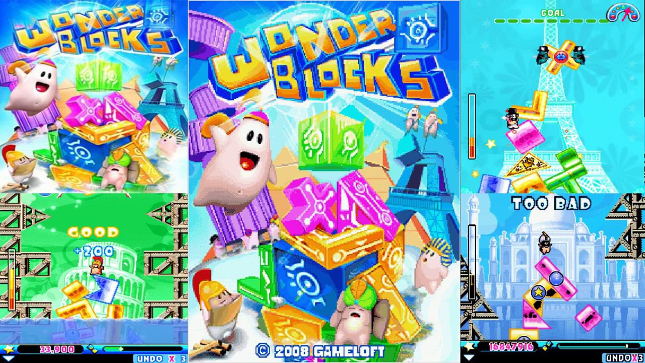 "Wonder Blocks" JAVA GAME (Gameloft 2008 year) смотреть онлайн