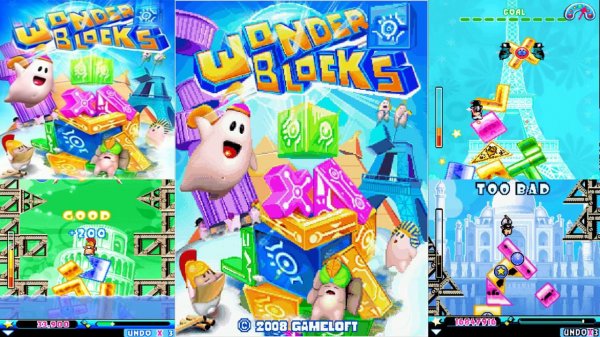 "Wonder Blocks" JAVA GAME (Gameloft 2008 year)