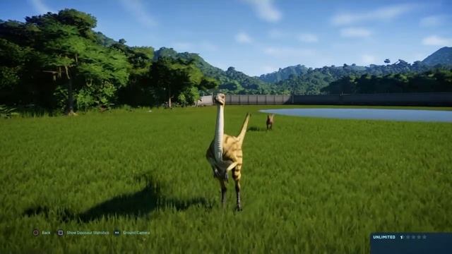 Dino Wars - Velociraptor VS Gallimimus - Jurassic world evolution gameplay смотреть онлайн
