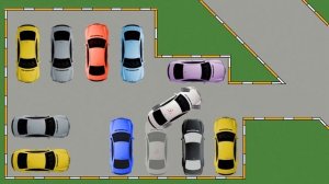 Выехать передом из тесной парковки.