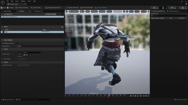 Unreal Engine 5 Cloth Simulation - For Characters смотреть онлайн