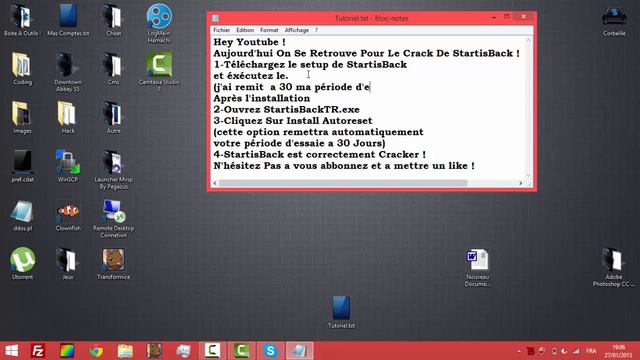 Avoir le bouton démarrer sous Windows 8 (Crack Startisback) смотреть онлайн