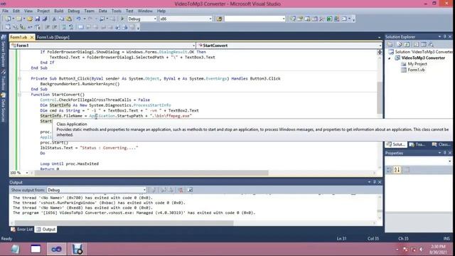 Video to audio(.mp3) converter with progress bar using ffmpeg in vb.net смотреть онлайн