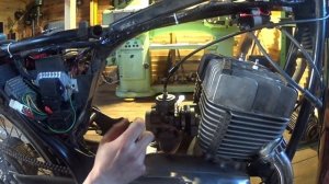 Jawa 638: Установка карбюратора Mikuni