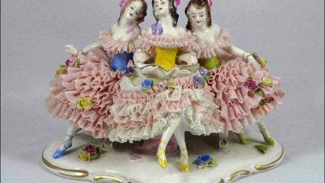 Кружевные фарфоровые статуэтки! смотреть онлайн